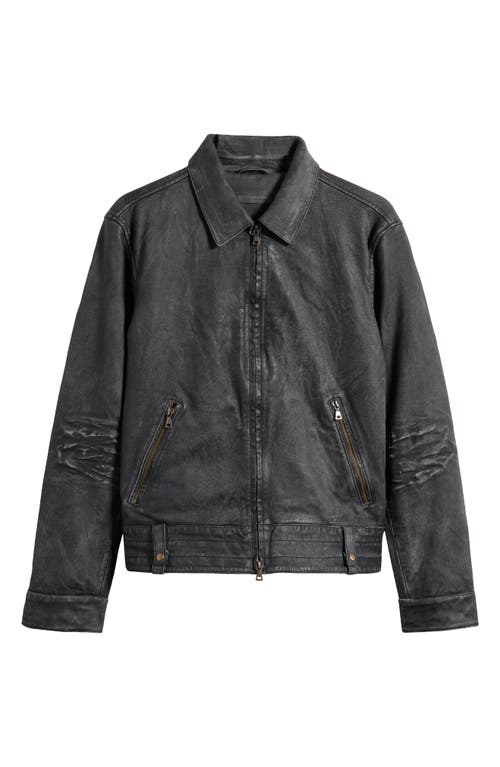 JOHN VARVATOS JOHN VARVATOS SORCHA HERITAGE LEATHER JACKET 