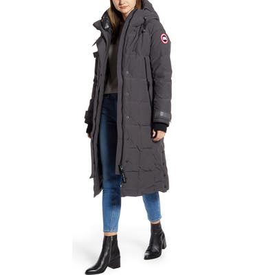 Canada Goose Elmwood Longline 625 Fill Power Down Jacket, (2-4) - Grey