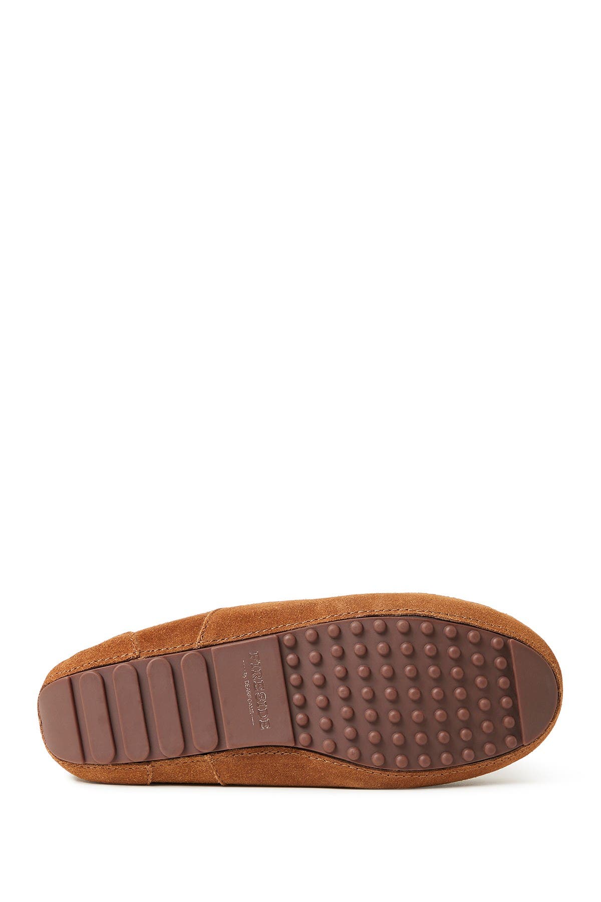 dearfoams fireside melbourne genuine shearling lined moccasin slipper
