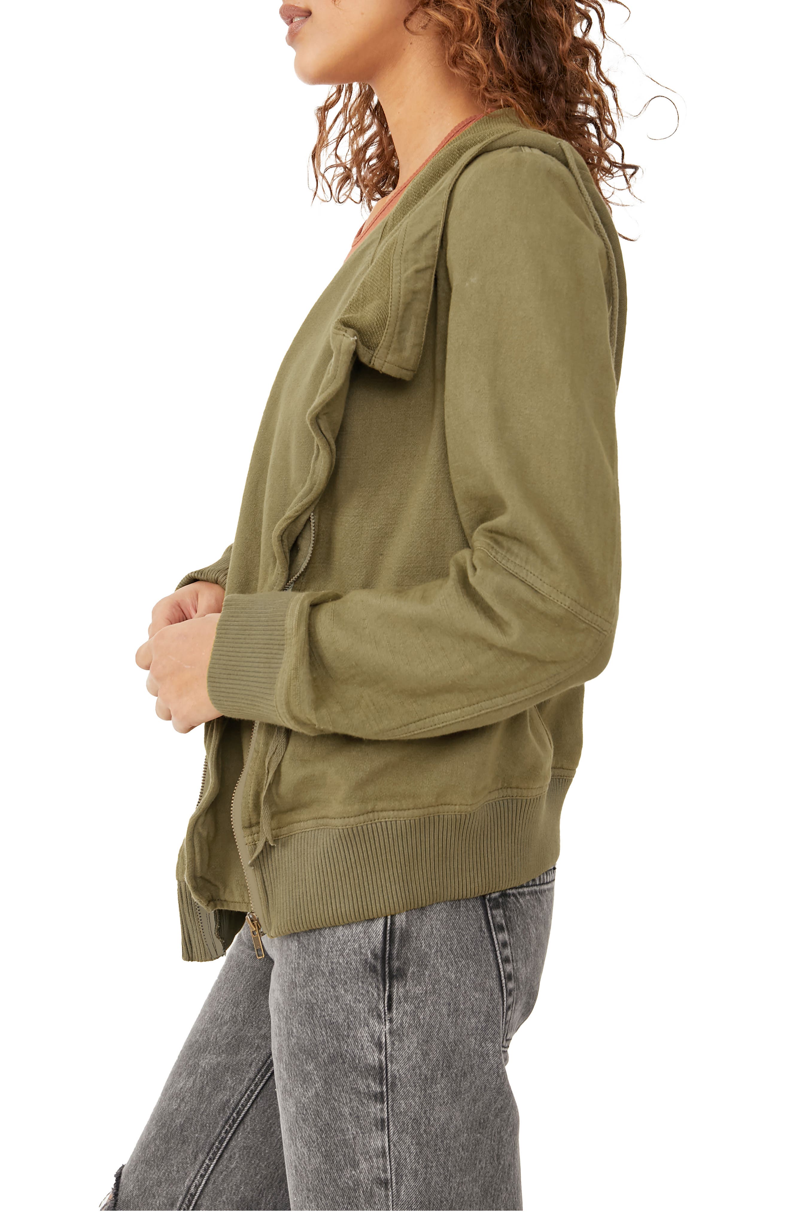 Free People Carmen Cotton Moto Jacket Nordstromrack