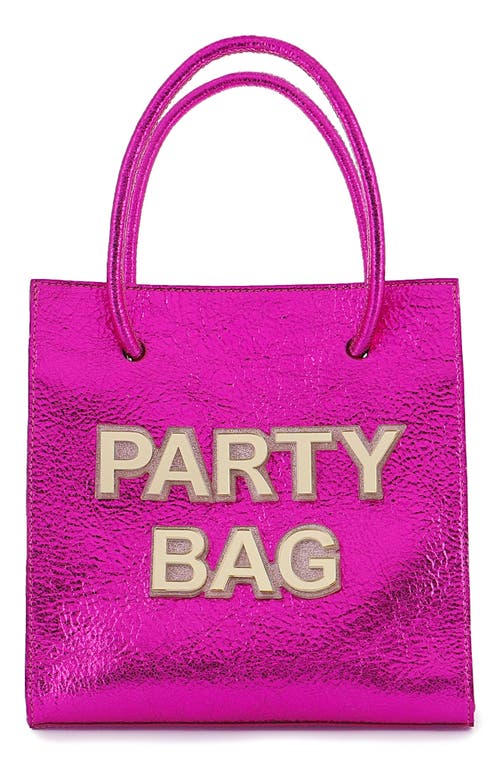Mini Party Bag Tote in Framboise