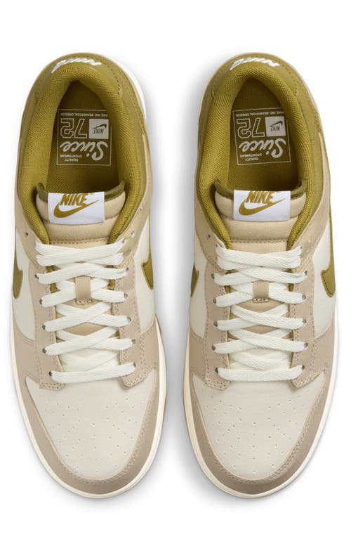 Shop Nike Dunk Low Basketball Sneaker In Sail/pacific Moss/cream