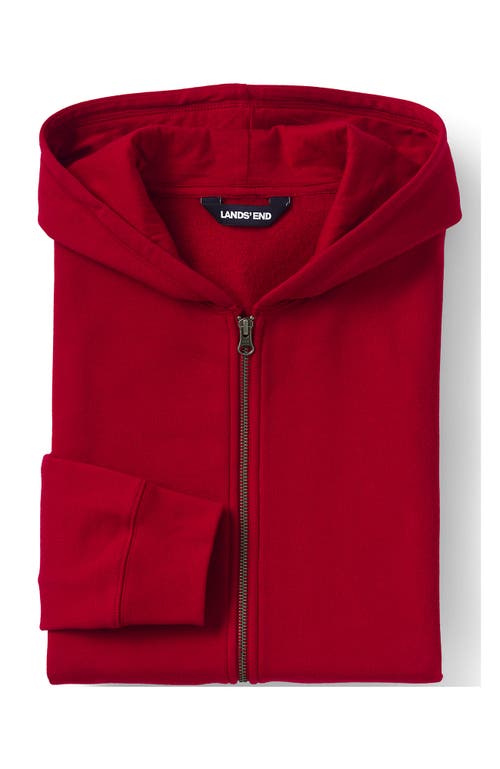 Lands' End School Uniform Kids Zip Front Sweatshirt In Red