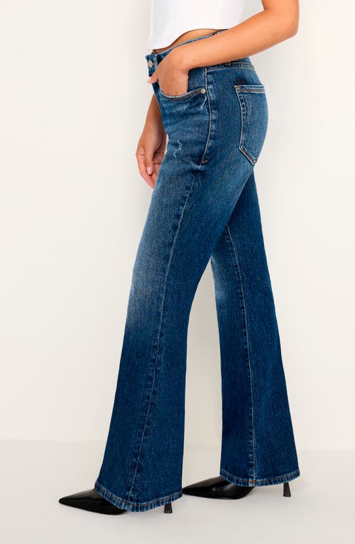 Shop Good American Good Bootcut Jeans In Indigo704