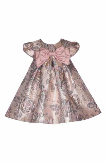 LITTLE MARC JACOBS Girls Mini Me Pink Tulle Silk Ribbon Party