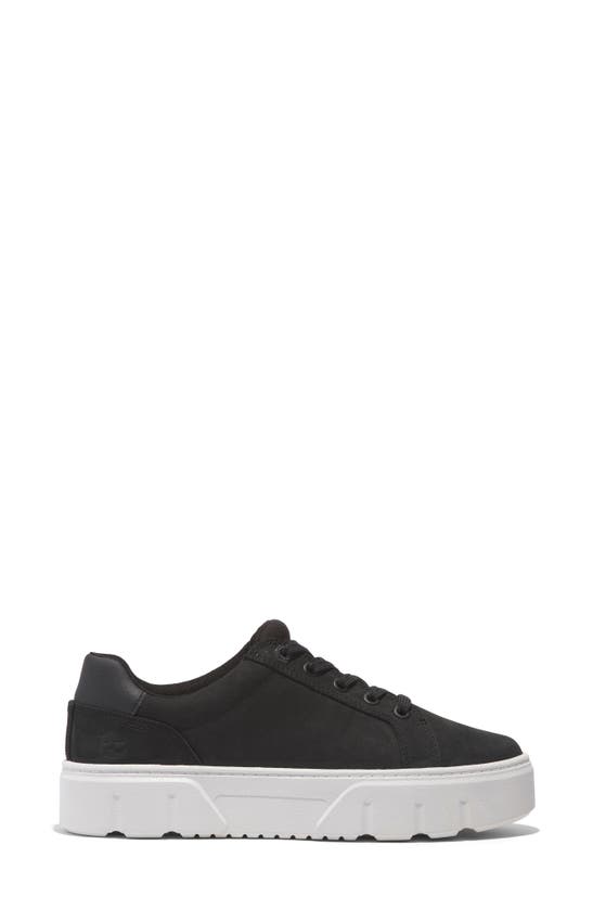 Shop Timberland Laurel Court Platform Sneaker In Black Nubuck