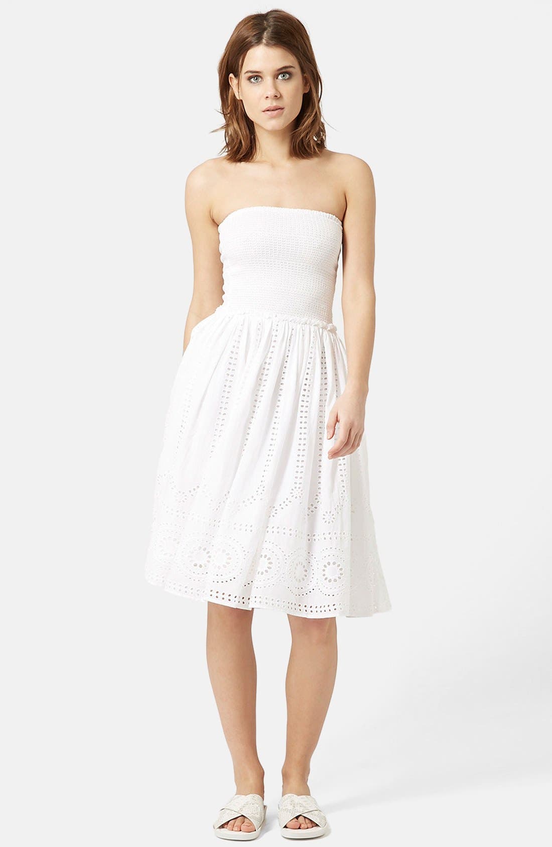 cotton bandeau dress