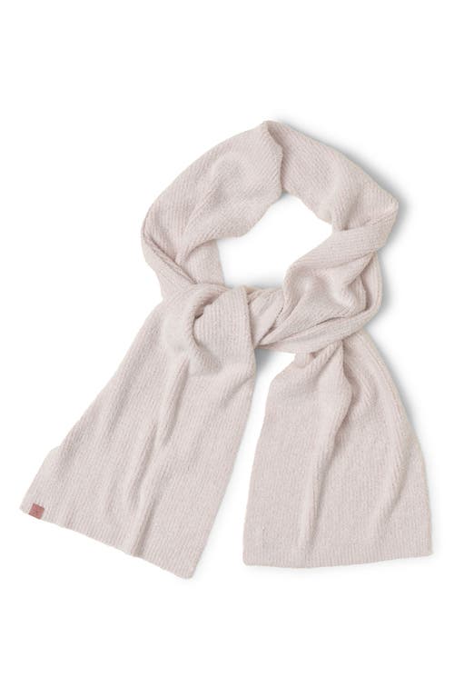 Barefoot Dreams Cozychic® Lite Contrast Rib Scarf In Pink