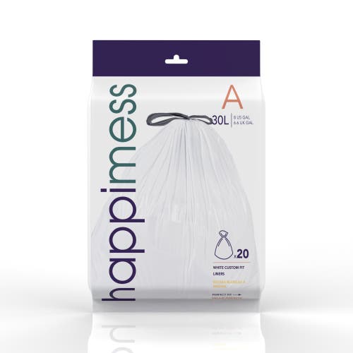 Happimess Drawstring Trash Can Liner In Opaque