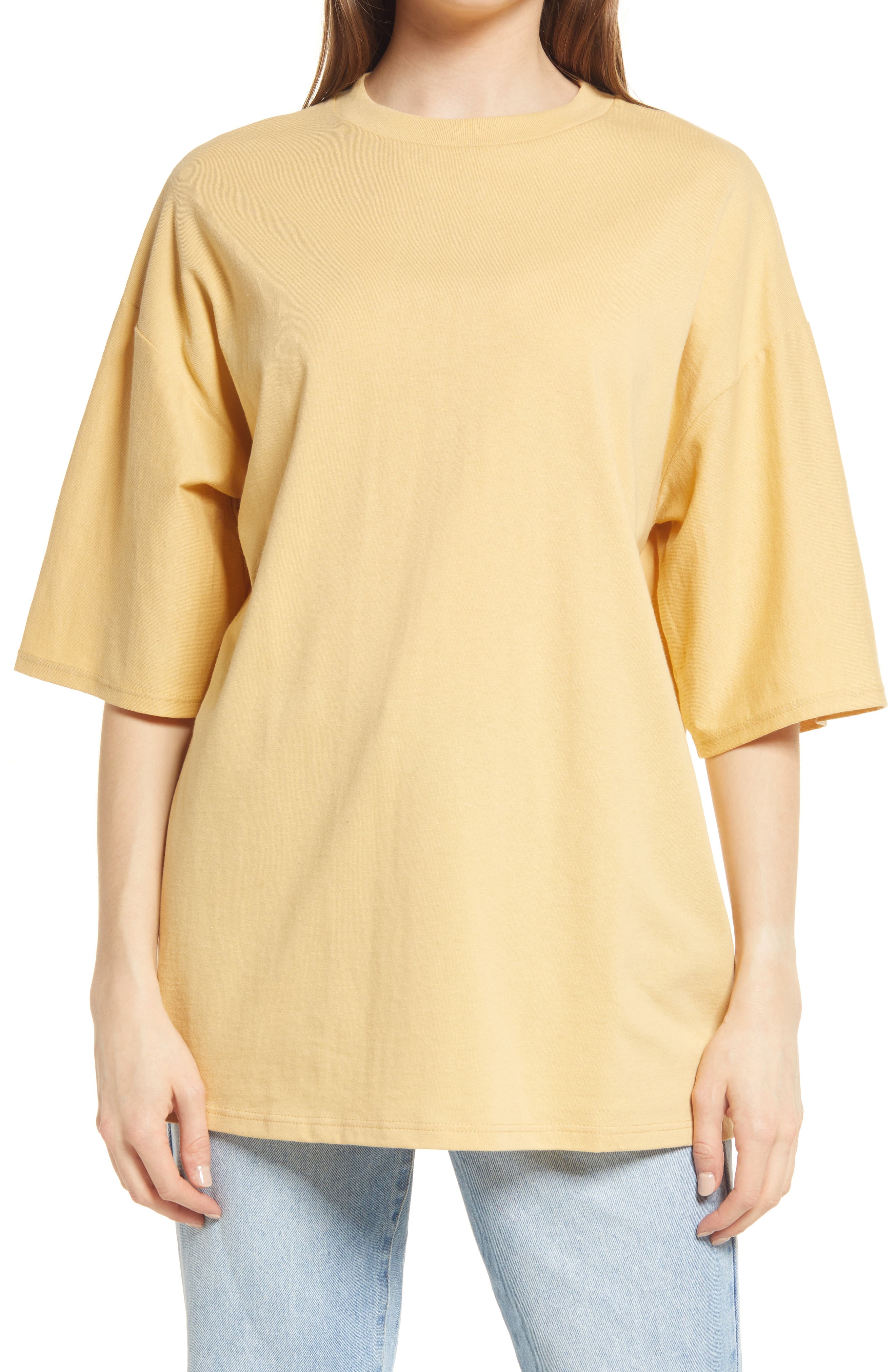 womens yellow t shirt