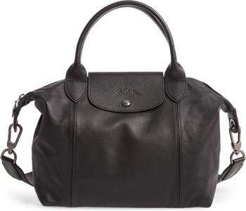 longchamp leather shoulder bag