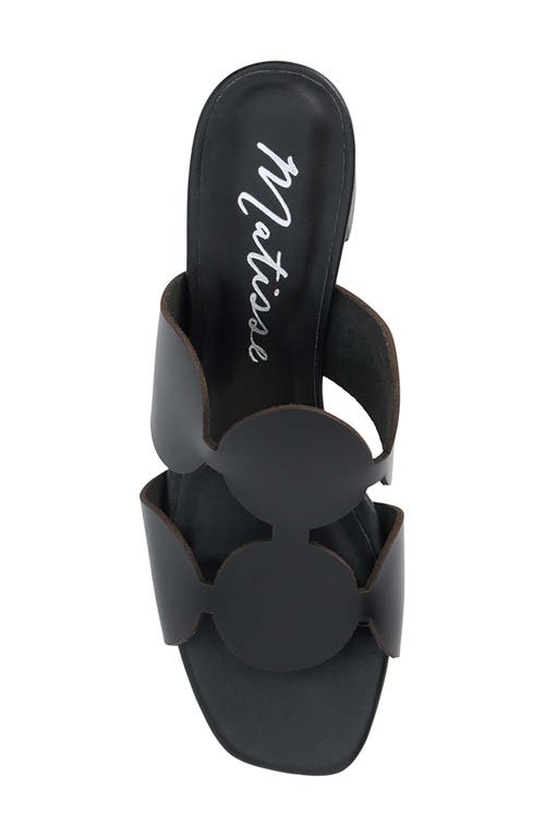 Shop Matisse Barbara Block Heel Slide Sandal In Black