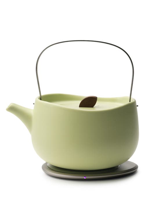 Ohom Leiph Self-heating Teapot Set In Verde Green