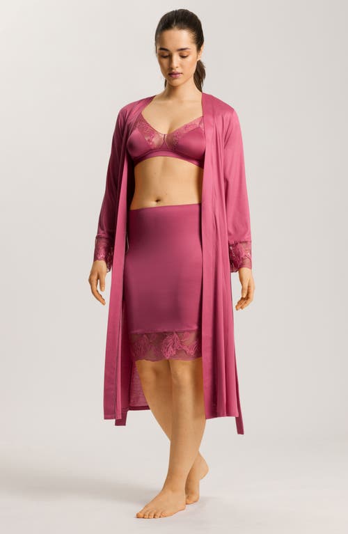 Shop Hanro Eva Soft Cup Bra In Rose Wine