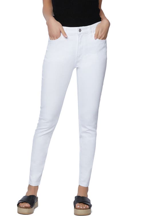HINT OF BLU High Waist Ankle Skinny Jeans in Cloud