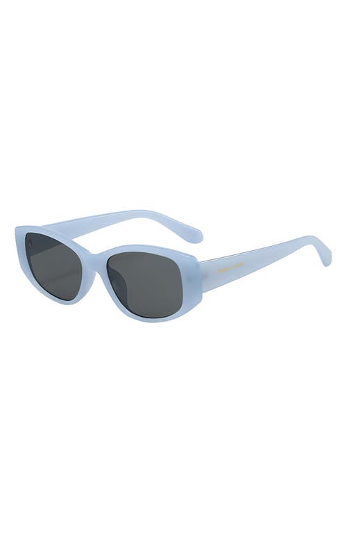 Fifth & Ninth Tara 55mm Polarized Geometric Sunglasses In Blue