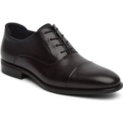Reaction Kenneth Cole Edge Flex Cap Toe Oxford- Black