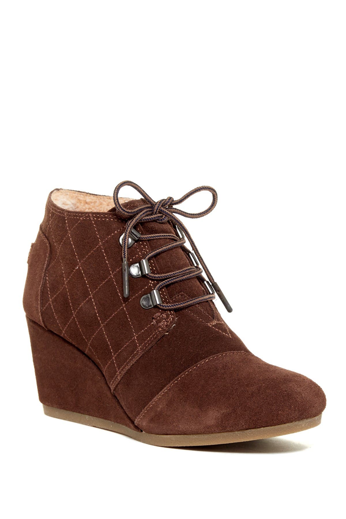 toms desert wedge bootie