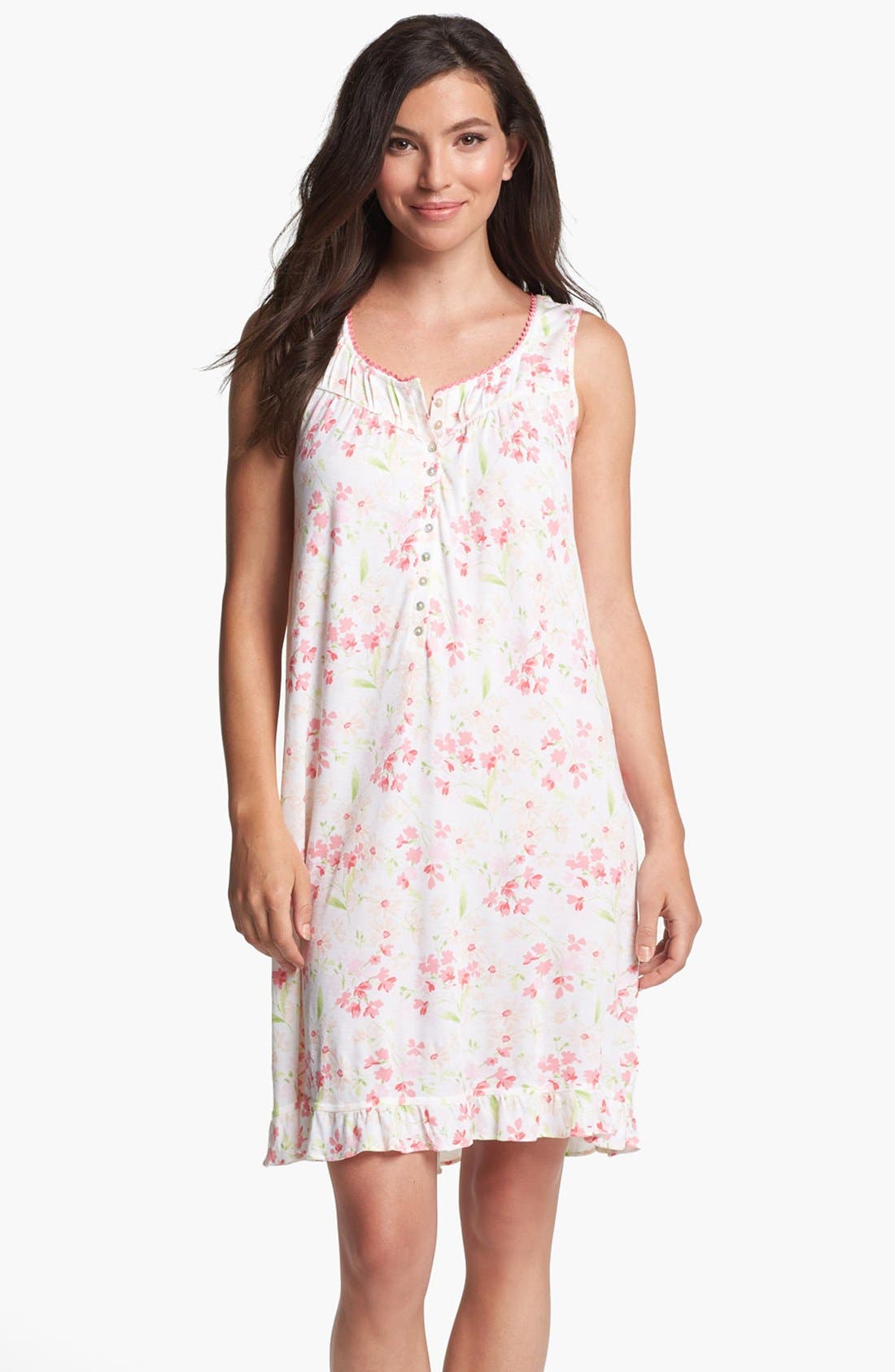 Eileen West 'Flower Power' Short Nightgown Nordstrom