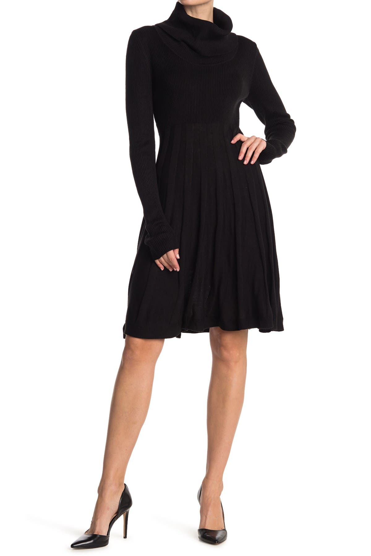 calvin klein cowl neck dress