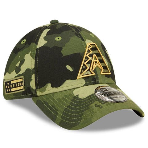 Milwaukee Brewers New Era 2021 Armed Forces Day 9FORTY Adjustable Hat - Camo