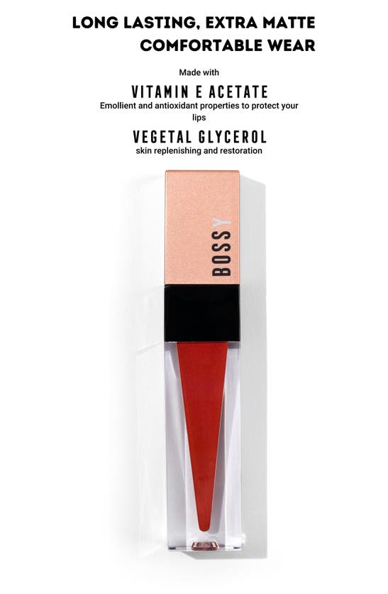 Bossy Cosmetics Power Women Essentials Liquid Lipstick In Wisdom