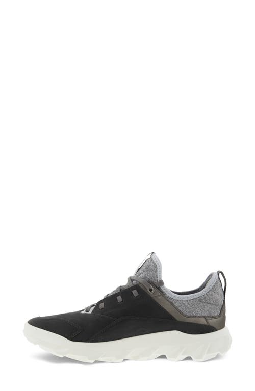 Shop Ecco Mx Lace-up Sneaker In Steel/concrete