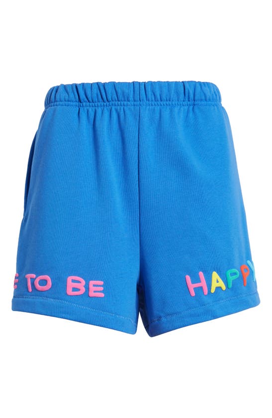 Shop The Mayfair Group You Deserve Sweat Shorts In Royal Blue