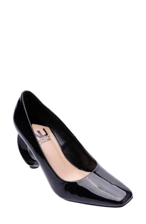 Ninety Union Blast Square Toe Pump In Black
