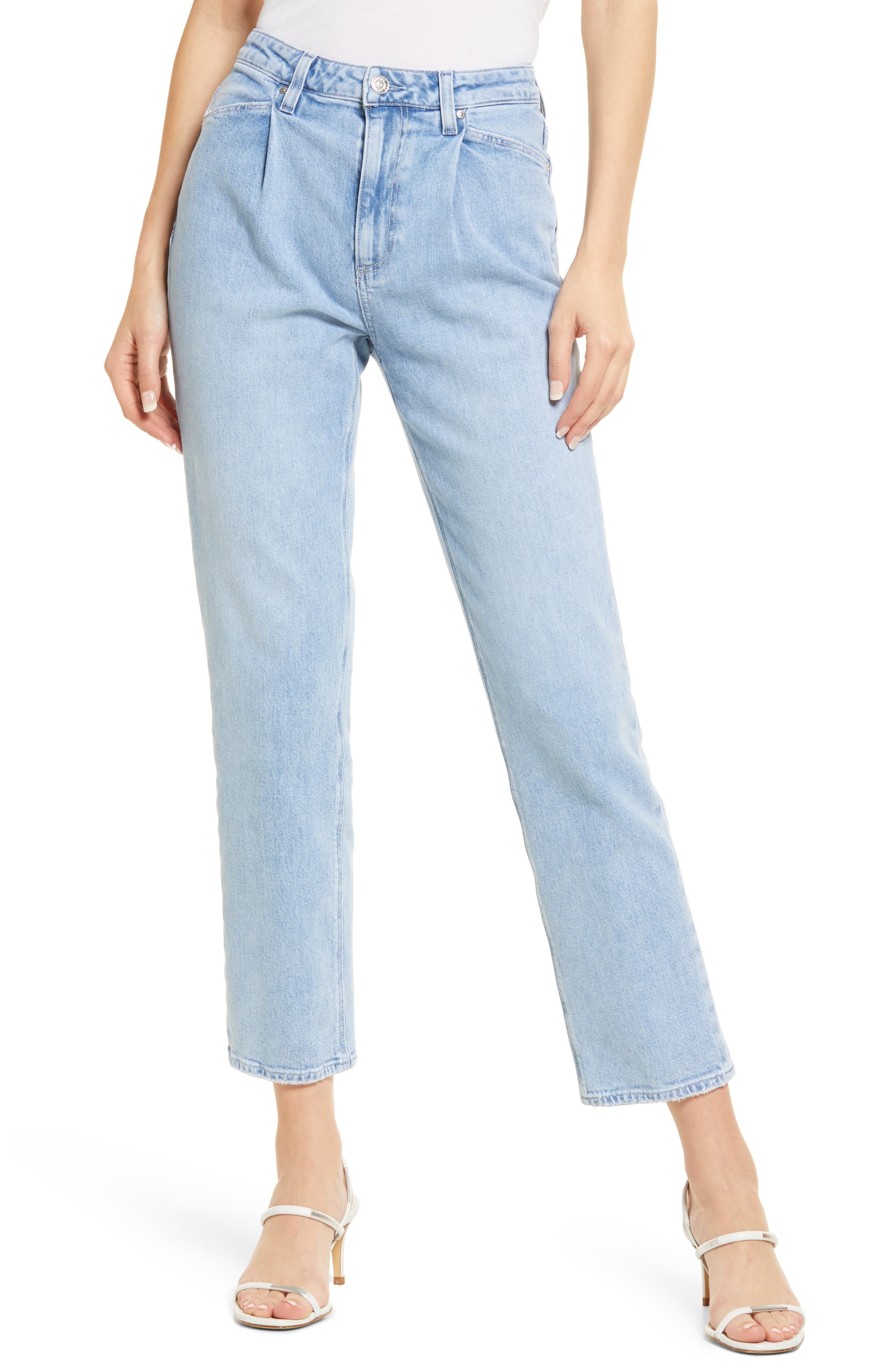 PAIGE Noella Pleated High Waist 
