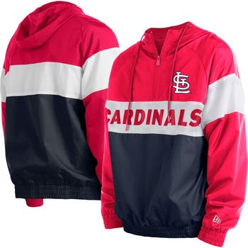 Lids St. Louis Cardinals Mitchell & Ness Fleece Full-Zip Hoodie - Red/Navy