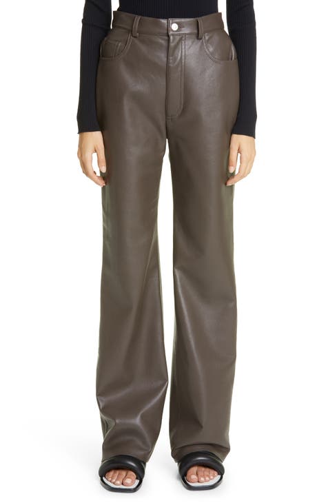 Cafe High-Rise Straight-Leg Pants