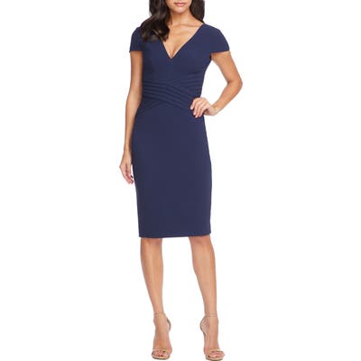Dress The Population Dolores Sheath, Blue
