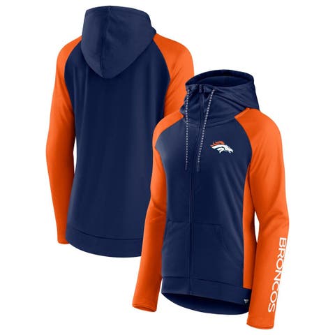 New Era / Women's Denver Broncos Sherpa White Full-Zip Jacket