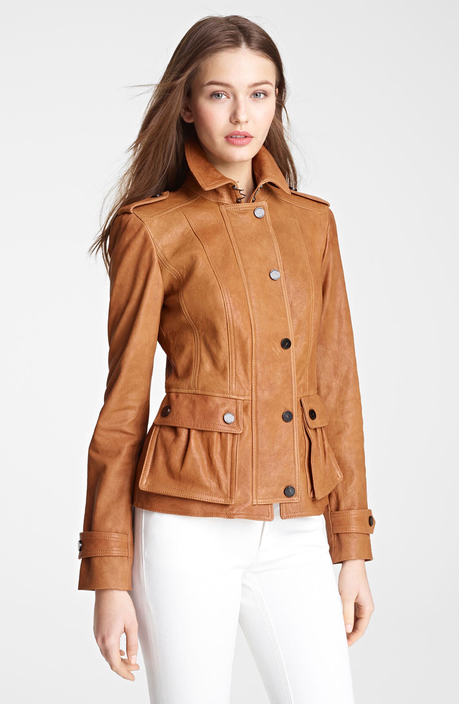 Burberry London Leather Jacket | Nordstrom