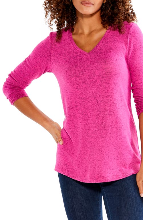 NZT by NIC+ZOE Sweet Dreams Knit Top in Charged Pink