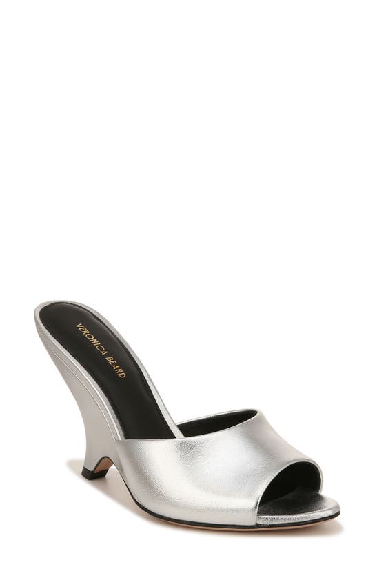 Shop Veronica Beard Mila Sandal In Silver