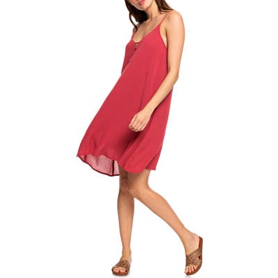 Roxy Full Bloom Swing Dress, Red
