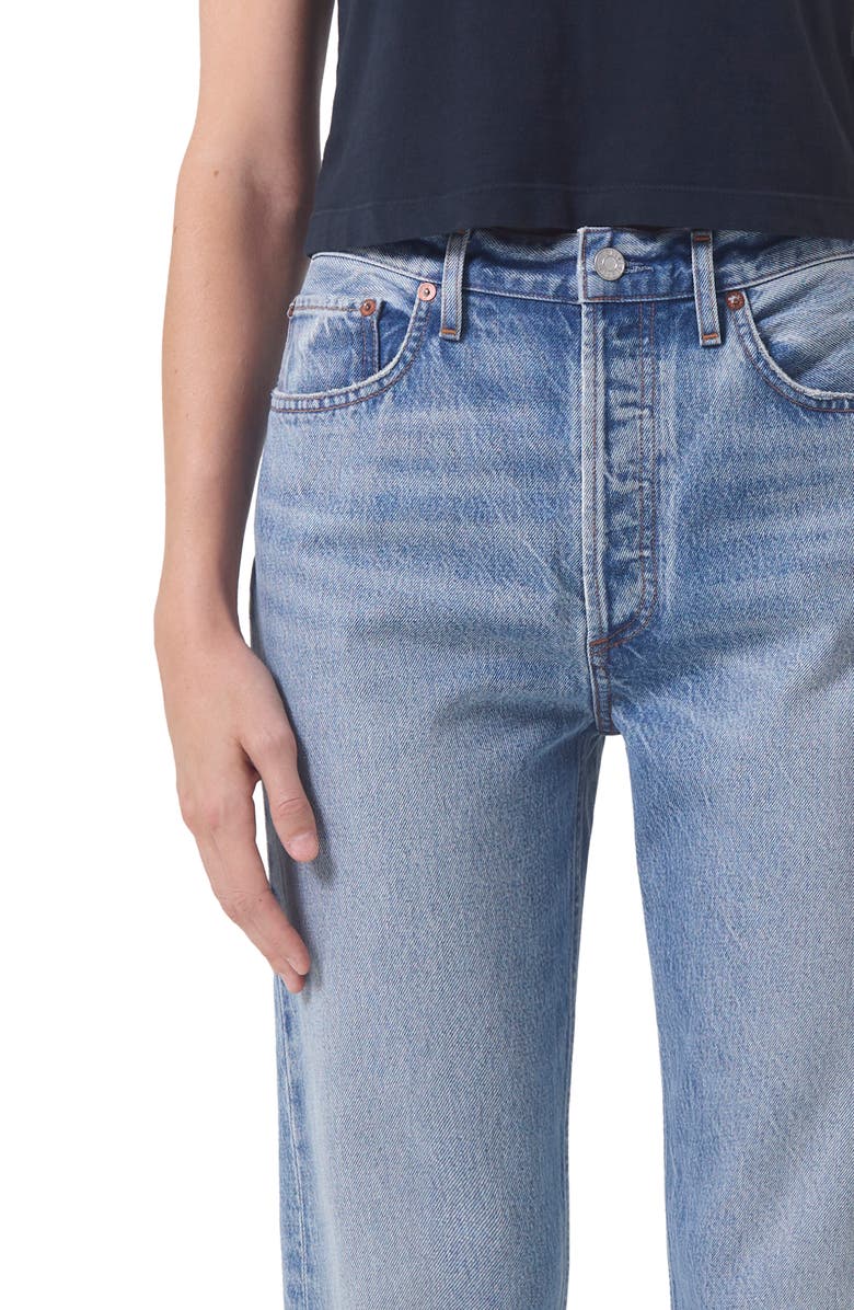 '90s Pinch Waist High Waist Straight Leg Jeans