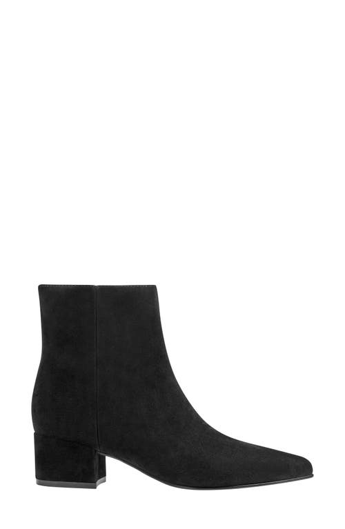 Marc Fisher Ltd Ankle Boots In Black Suede