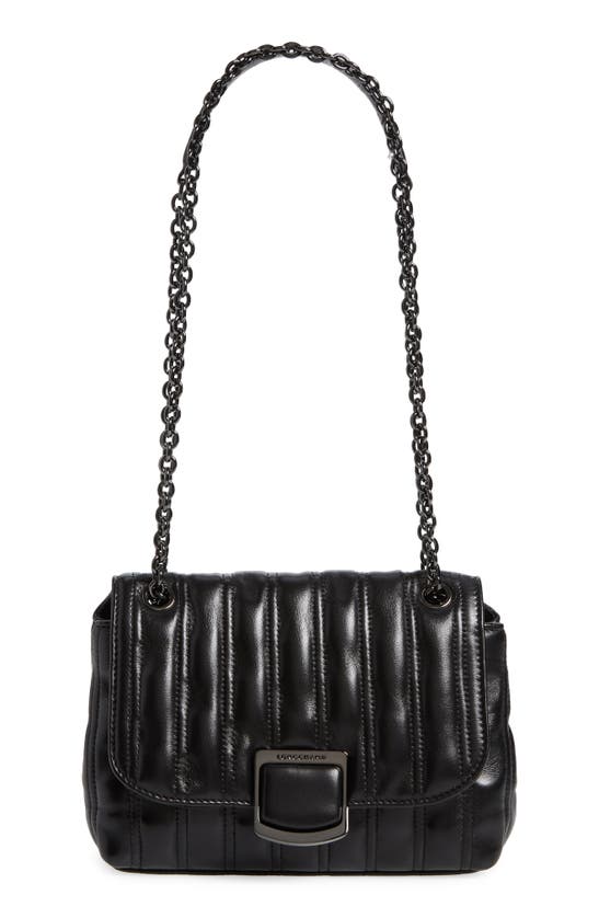 Longchamp Brioche Small Leather Shoulder Bag In Black | ModeSens