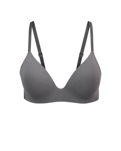 Adore Me Harlowe Contour Plunge Bra In Dark Grey