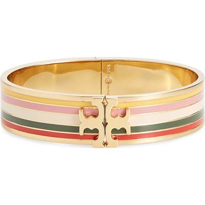 Tory Burch Raised Logo Cuff