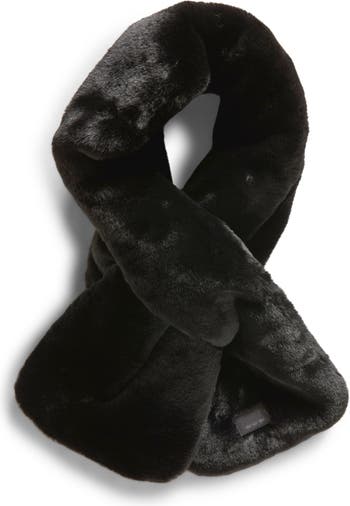 Faux Fur Pull Through Scarf