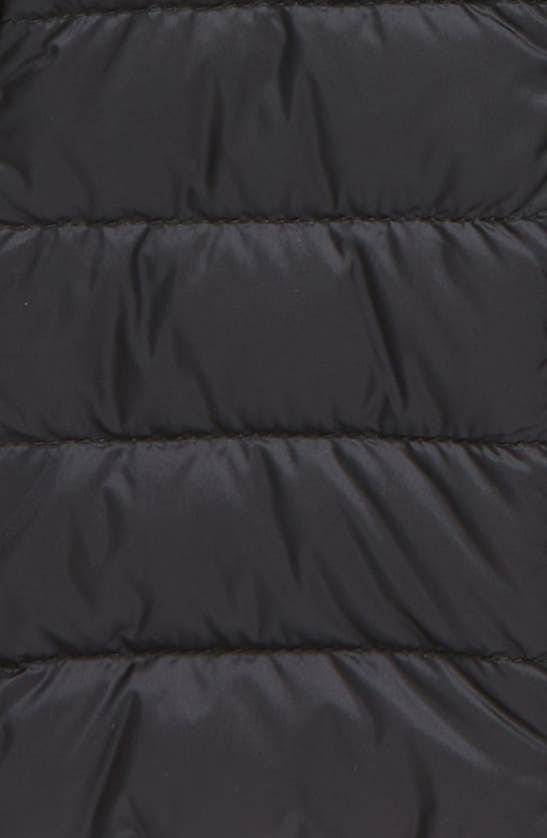 Moncler Girl's Kaukura Nylon Down Jacket In Black