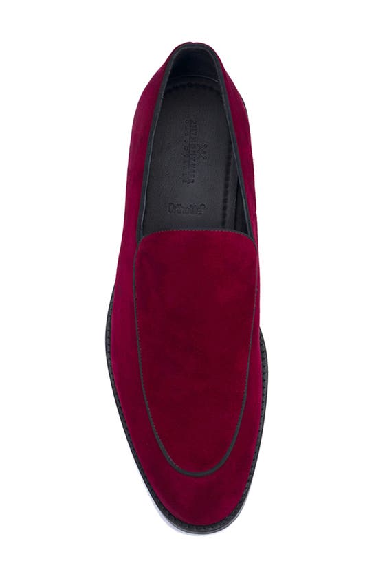 Anthony Veer Men's Craige Suede Slip-on Loafers In Red