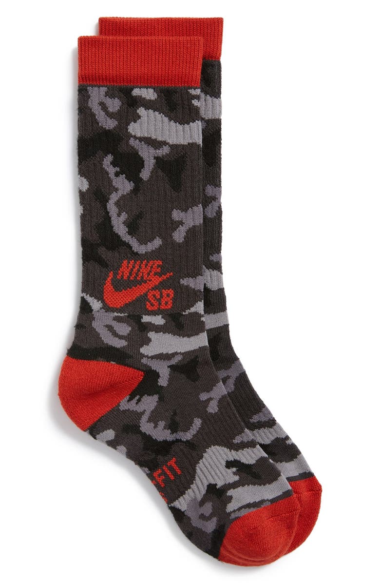 Nike 'SB Camo' Crew Socks (Big Kid) | Nordstrom