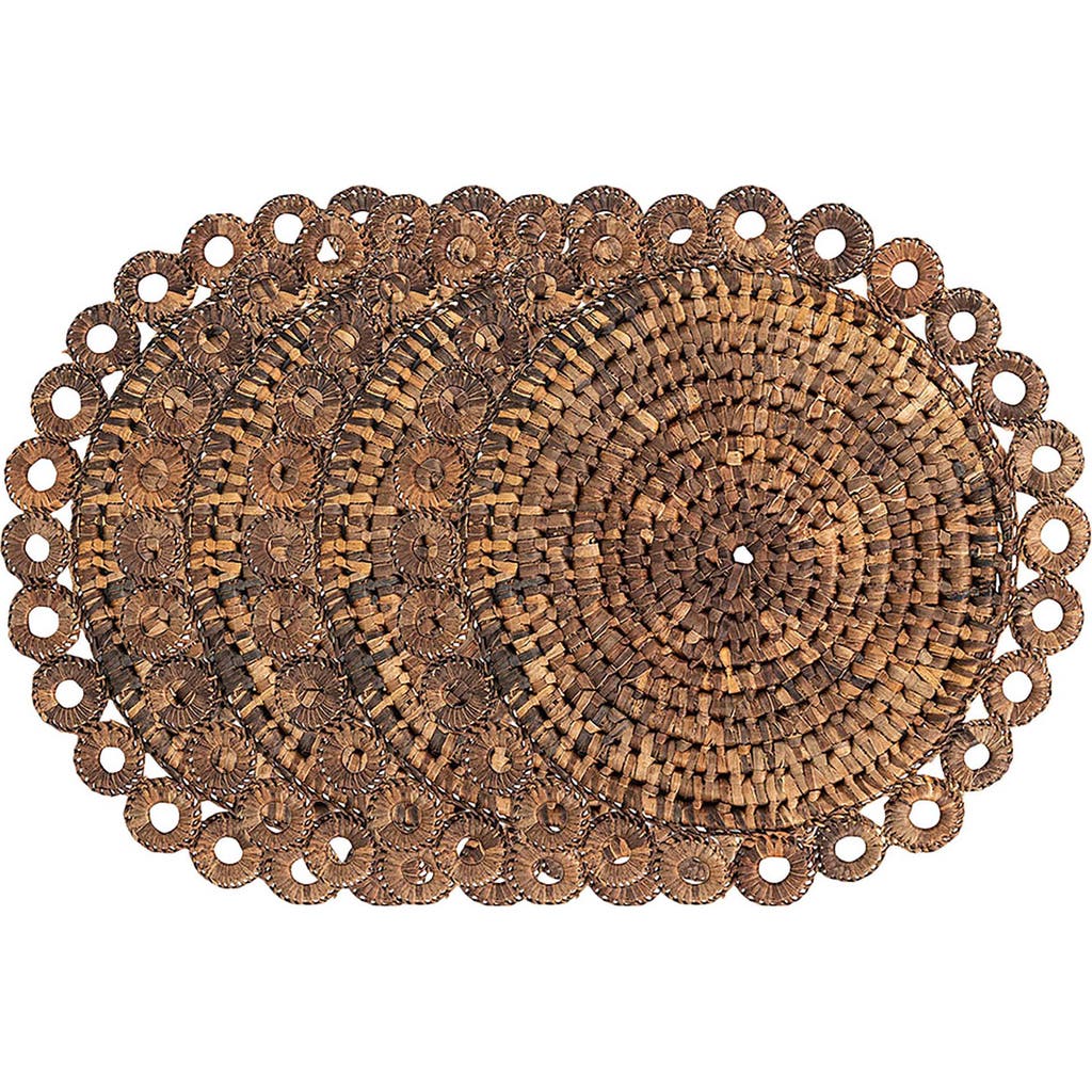Juliska Rustic Ring Natural Placemats, Set Of 4 In Natural