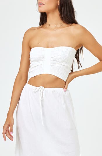 Lspace Summer Feels Smocked Tube Top Nordstrom