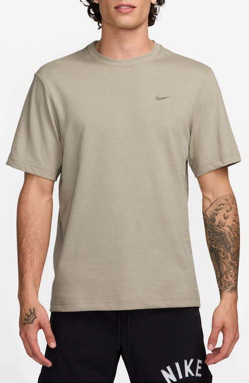 Nike Primary Training Dri-fit Short Sleeve T-shirt In Desert Khaki